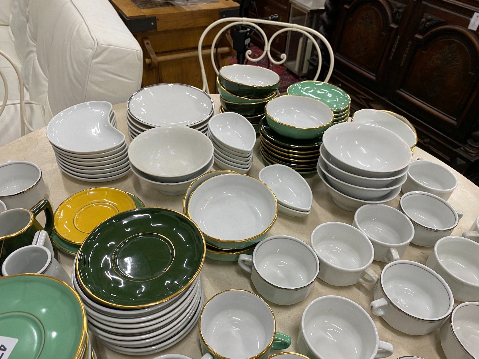 A quantity of assorted tableware, the majority Apilco, France